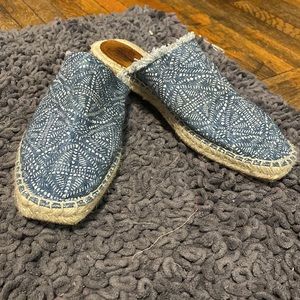 Free People Seaside Espadrille Denim Mule